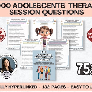 Teen Therapy Intake Questions & Session Script | Adolescent and Youth Counselling Intake Template