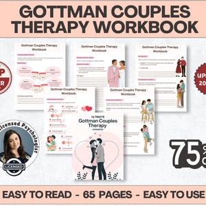 Gottman-werkboek relatietherapie voor therapeuten Werkbladen voor stellen Relatiehuis Vier ruiters Communicatie voor stellen