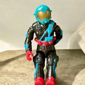 Action figure G.I. Joe T.A.R.G.A.T. del 1989, Hasbro, vintage, 3,75 pollici, giocattolo Iron Grenadiers, solo figura, buone condizioni