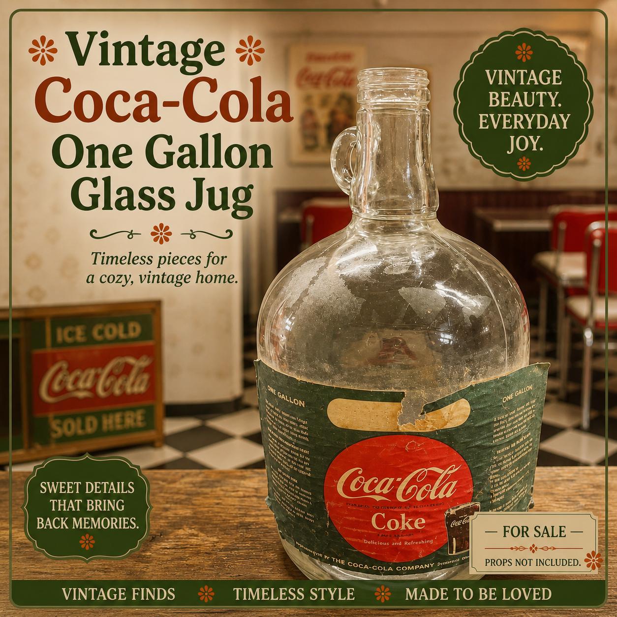 Coke Gallon Jug - Etsy