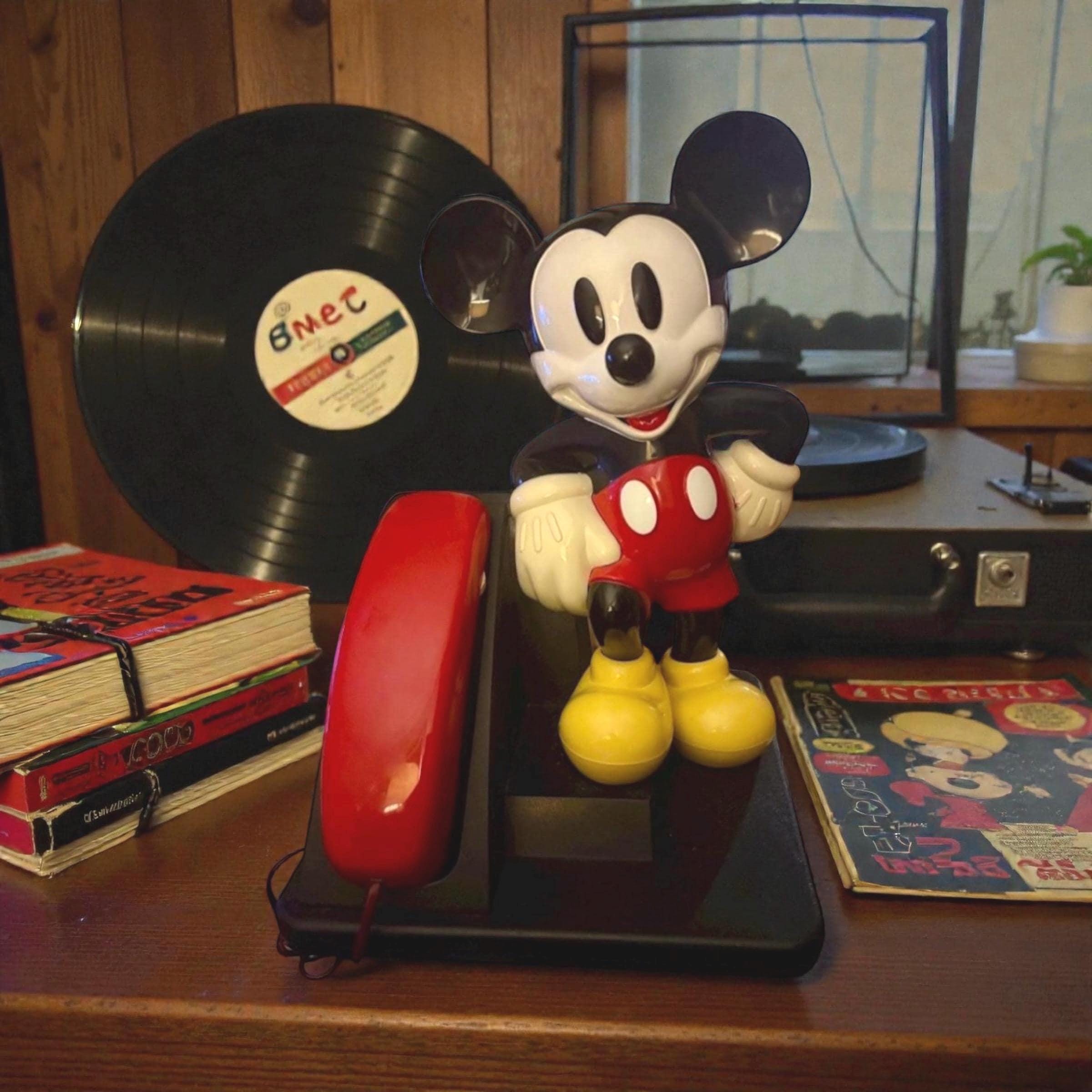 Mickey telephone - Etsy 日本