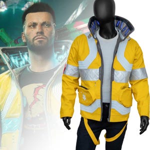 Cyberpunk yellow jacket - Etsy 日本