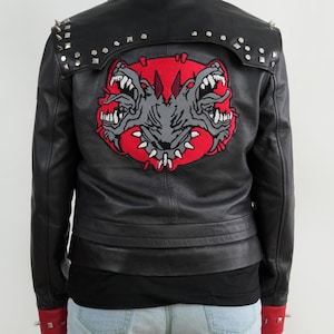 Emo Leather Jacket - Etsy