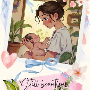 Cartes post-partum « Toujours belles, toujours magiques » pour les nouvelles mamans | Carte réconfortante idéale pour une nouvelle maman, une mère