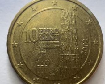 珍しいイタリア 10セント 2枚セット イタリアの希少な10ユーロセント硬貨 - 完璧な状態 - Etsy 日本