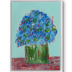 Rhythms in Blue Giclee Print