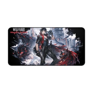 Arknights Endfield Wulfgard Desk Mat | Anime Gaming Mouse Pad XL 16x32 ...