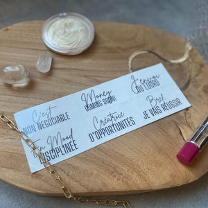 Stickers femme ambitieuse | Collection CEO | Motivation et Inspiration entrepreneurs et Business Woman | Transparent
