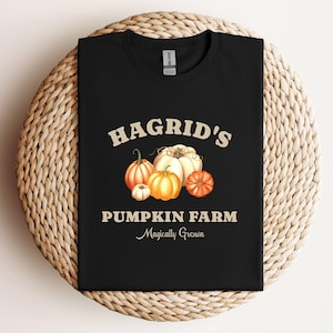 Hagrid&#39;s Pumpkin Patch Sweatshirt: Cozy Fall Book Lover Tee