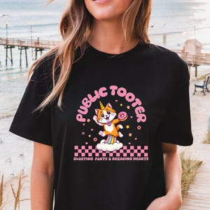 Public Tooter T-Shirt, Funny Adult Humor Shirt Design, Raunchy Gag Gift Tee, Inappropriate Meme Graphic Sweatshirt, Girls Trip Toot Shirts