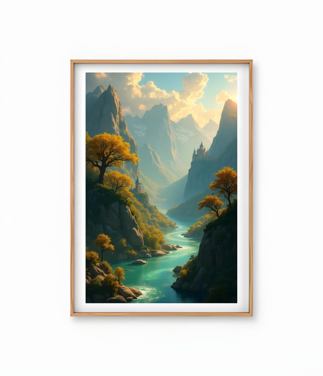 Mystical Mountains Wall Art by Dunelm