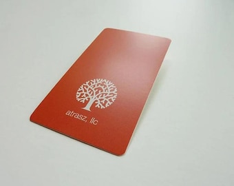 100 tarjetas de visita o etiquetas colgantes / 14PT brillante mate sin recubrimiento UV / Impresión a todo color personalizada Tarjetas de visita económicas y asequibles EE. UU.