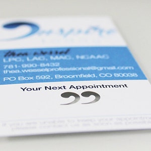200 Custom Printed Business Cards - Laser Cut - 16PT Heavy Silk Matte ...
