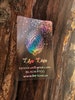 100 Business Cards - Frosted plastic stock - w copper rose gold hologram holographic metallic foil recyclable eco-friendly calling cards USA 