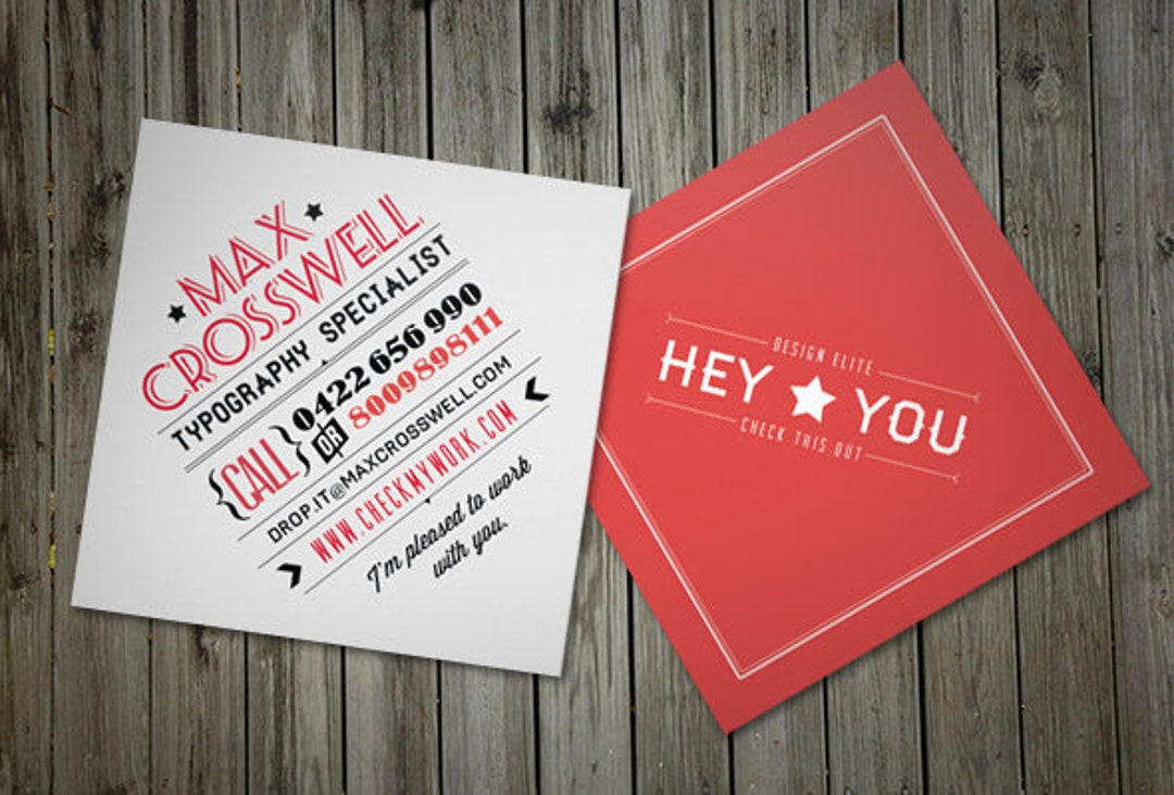 100 Hang Tags or Business Cards - 3"x3" Social Square Size - 14 PT ...