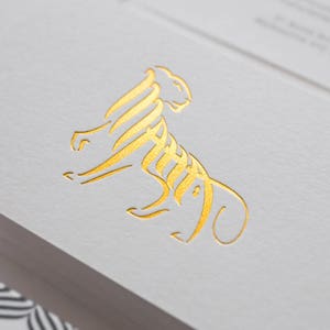 100 visitekaartjes 3,5" x 2" - 32 PT wit ongecoat voorraad goud zilver koper roségoud metaalfolie met reliëf op maat bedrukte dikke luxe tags