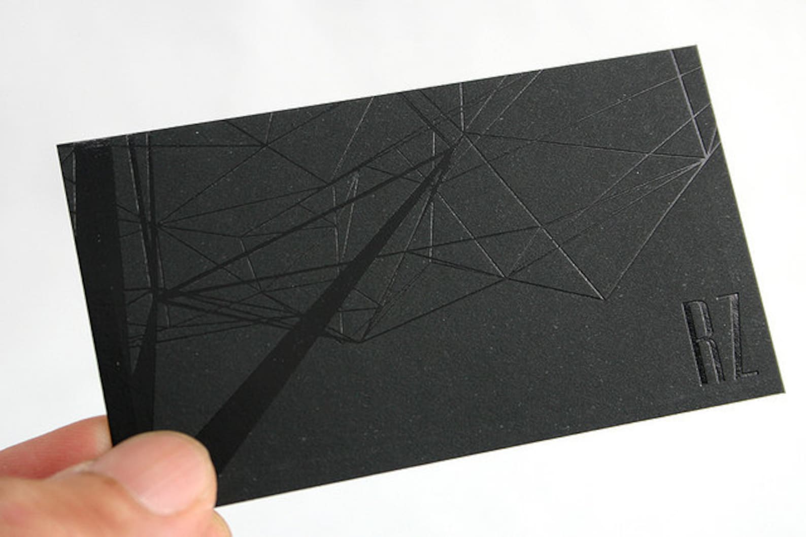 200 Business Cards Black Metallic Foil Embossing 14PT 16PT Etsy