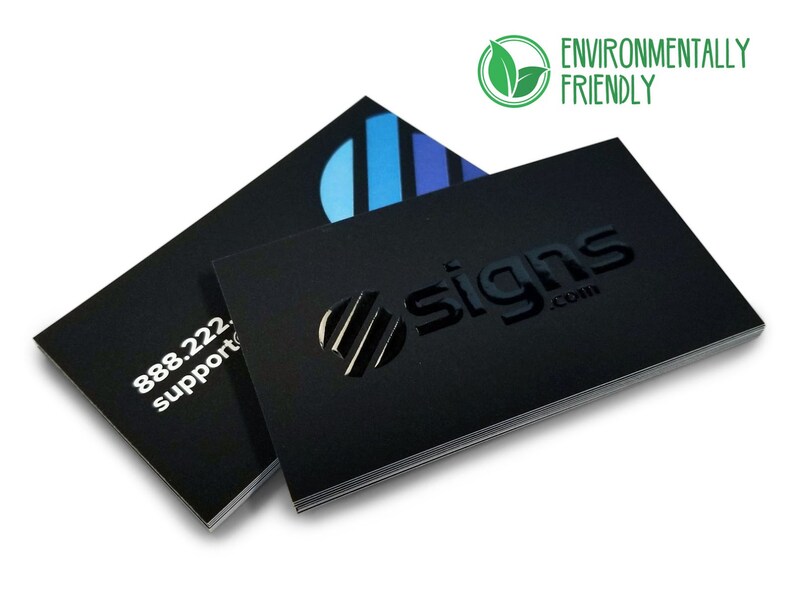 250 Business Cards Raised Ink or Raised Spot UV Gloss 16 Etsy