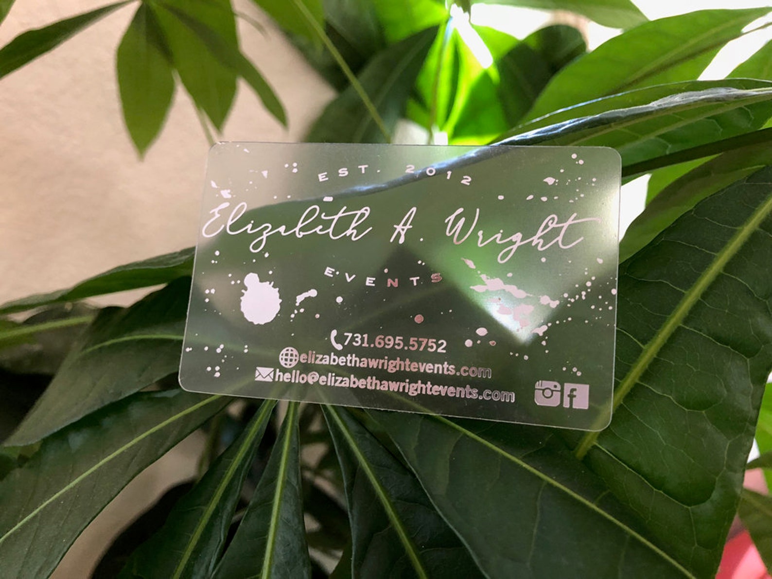 100 Business Cards Frosted Plastic Stock W Gold Silver Etsy