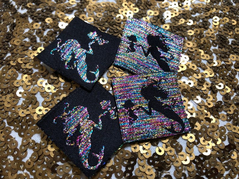 your logoartwork high density DAMASK weave fabric tags USA supplier complimentary artwork 1000 custom woven labels