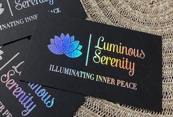 400 Black Business Cards Hang Tags | 14PT 16PT Matte Stock | Hologram Holographic Iridescent Rainbow Copper Rose Gold Metallic Foil - Etsy 400 Black Business Cards Hang Tags | 14PT 16PT Matte Stock | Hologram Holographic Iridescent Rainbow Copper Rose Gold Metallic Foil - Etsy