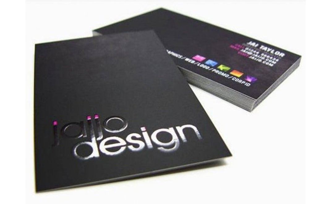 Raised Foil Business Cards Stamped with Holographic, Gold, or Silver Foil  and Printed on 16pt Card Stock with Soft 1.5 mil Velvet Lamination by Elite  Flyers