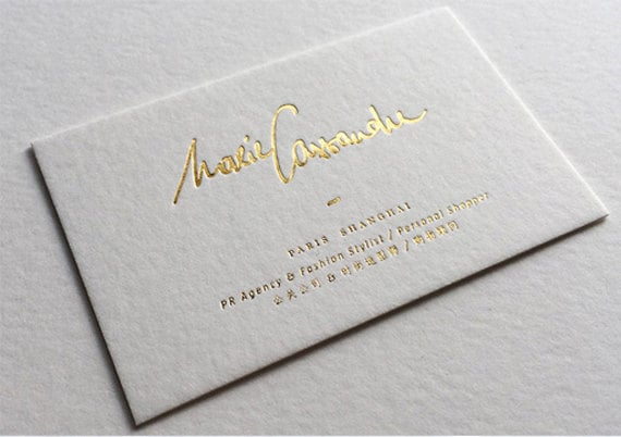 Business sale cards recycled