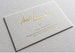 200 Business Cards - 16PT textured scotland matte recycled stock - with metallic foil stamped gold silver rose gold - custom printed tags 