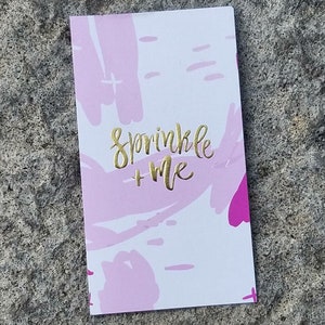 200 visitekaartjes/hangtags - 20 PT witte dikke matte zijde gelamineerde voorraad - blind/inktpers reliëf metallic folie rosé goud zilver koper