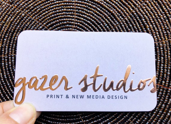 Black Paper Specialty Paper Debossed Bronzing Rose Gold LOGO