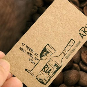 200 kartek z papieru typu Kraft | Brązowy papier 14PT | Ekologiczny, naturalny, z recyklingu, organiczny | Styl vintage, antyczny | Kolorowe, drukowane na zamówienie metki USA