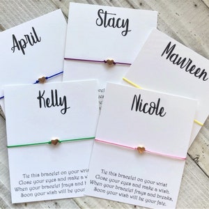 Custom Bracelet Display Cards Wish Bracelets String Thin Style Bracelets  Jewelry Display Cards 