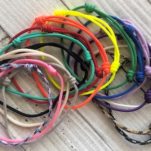 Surfer bracelet minimalist surfer style men's women's cord bracelets paracord bracelet