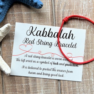 Kabbalah Red String bracelet good luck and protection red string bracelet