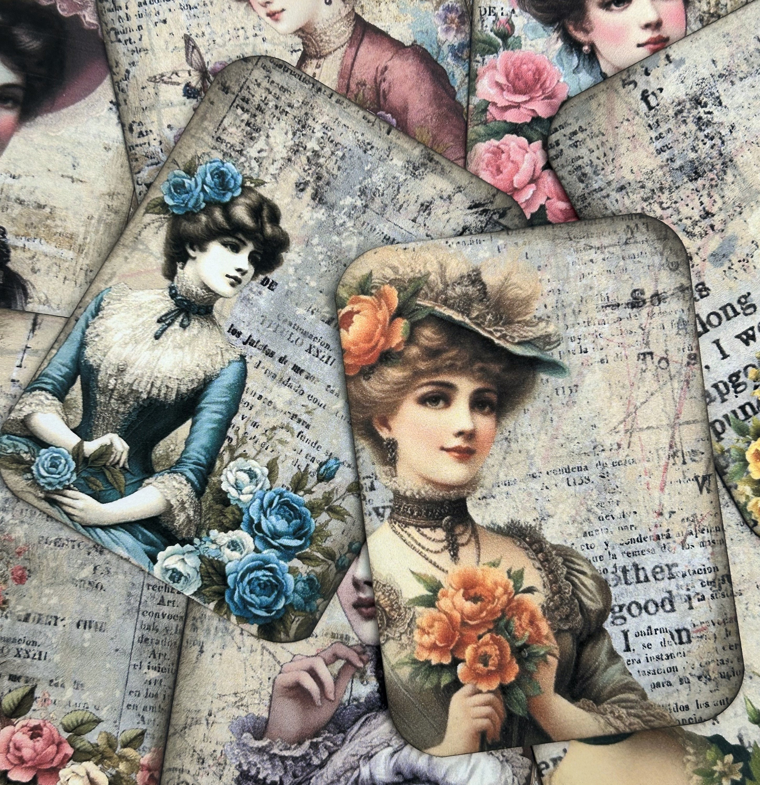 Victorian Ladies Vintage Style Junk Journal Victorian Women Journal ...