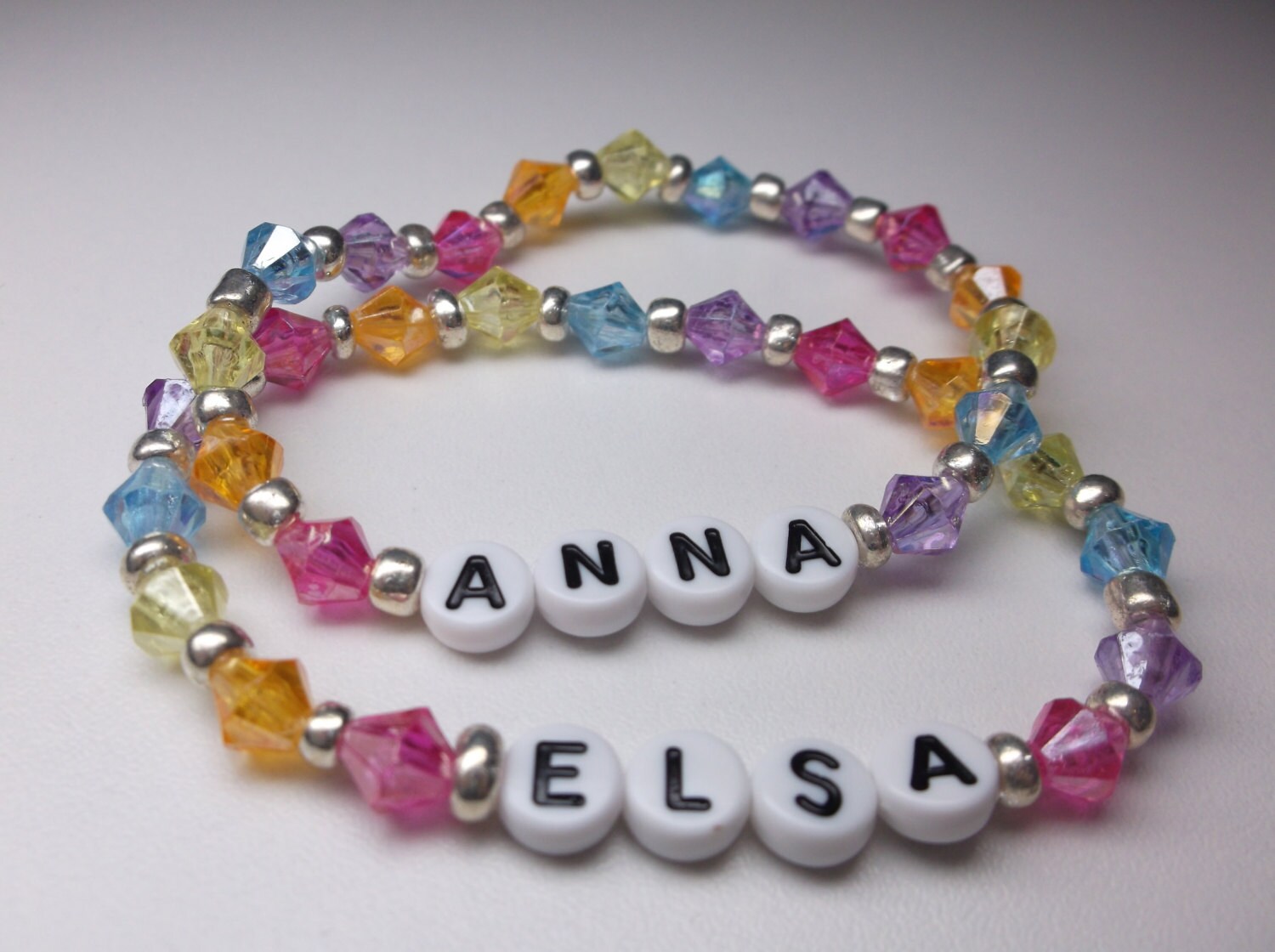 Personalized name bracelet girls beaded name bracelet party Etsy
