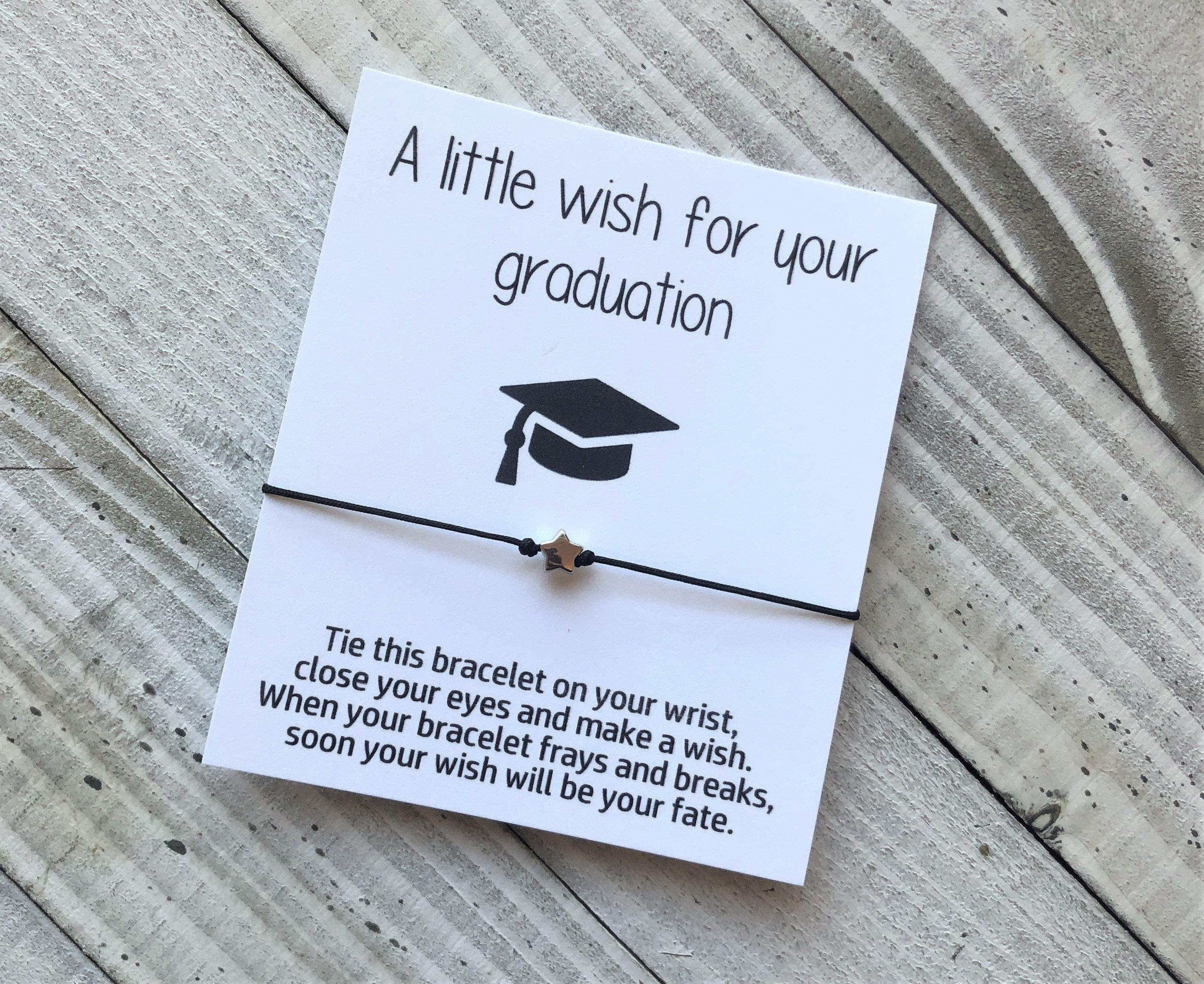 Graduation Wish Bracelet Class of 2025 Bracelet Senior Class Gift Wish ...