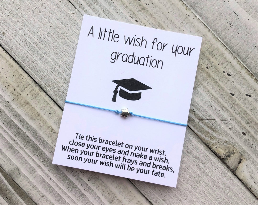 Graduation Wish Bracelet Class of 2025 Bracelet Senior Class Gift Wish ...