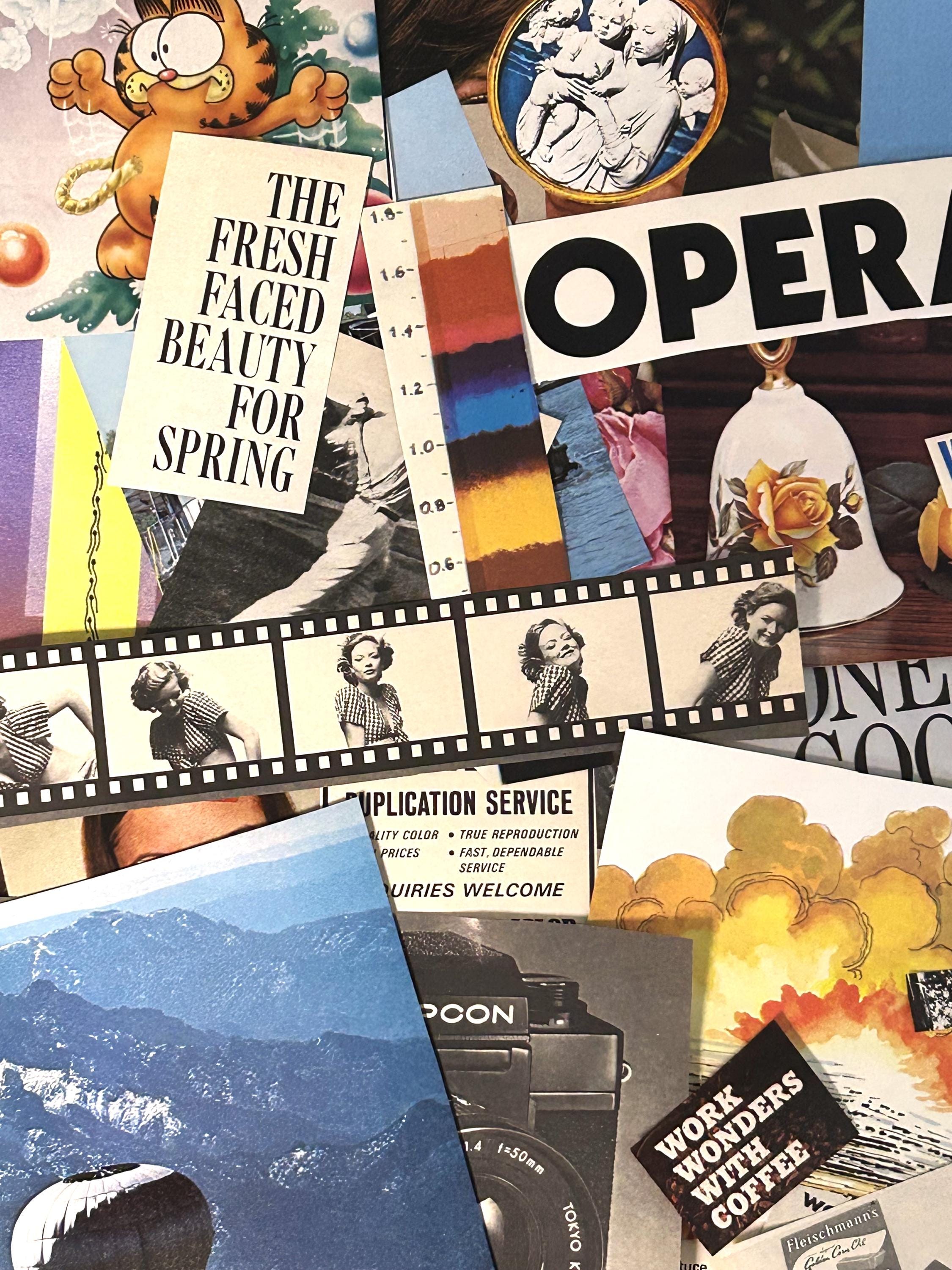 Mystery Random Magazine Clippings Lot of Ephemera Magazine Words ...