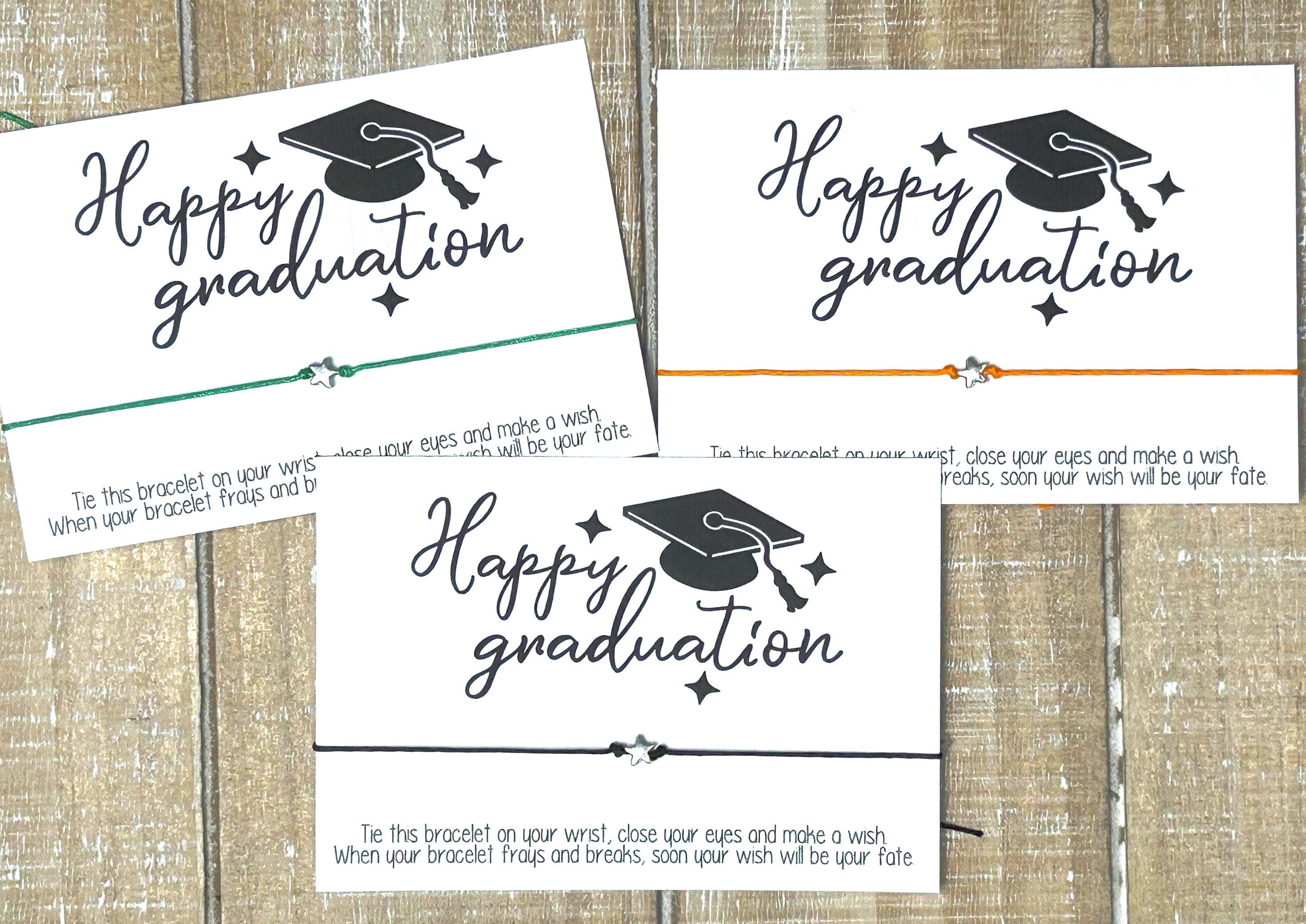 Graduation Wish Bracelet Class of 2025 Bracelet Seniors Wish Bracelet ...