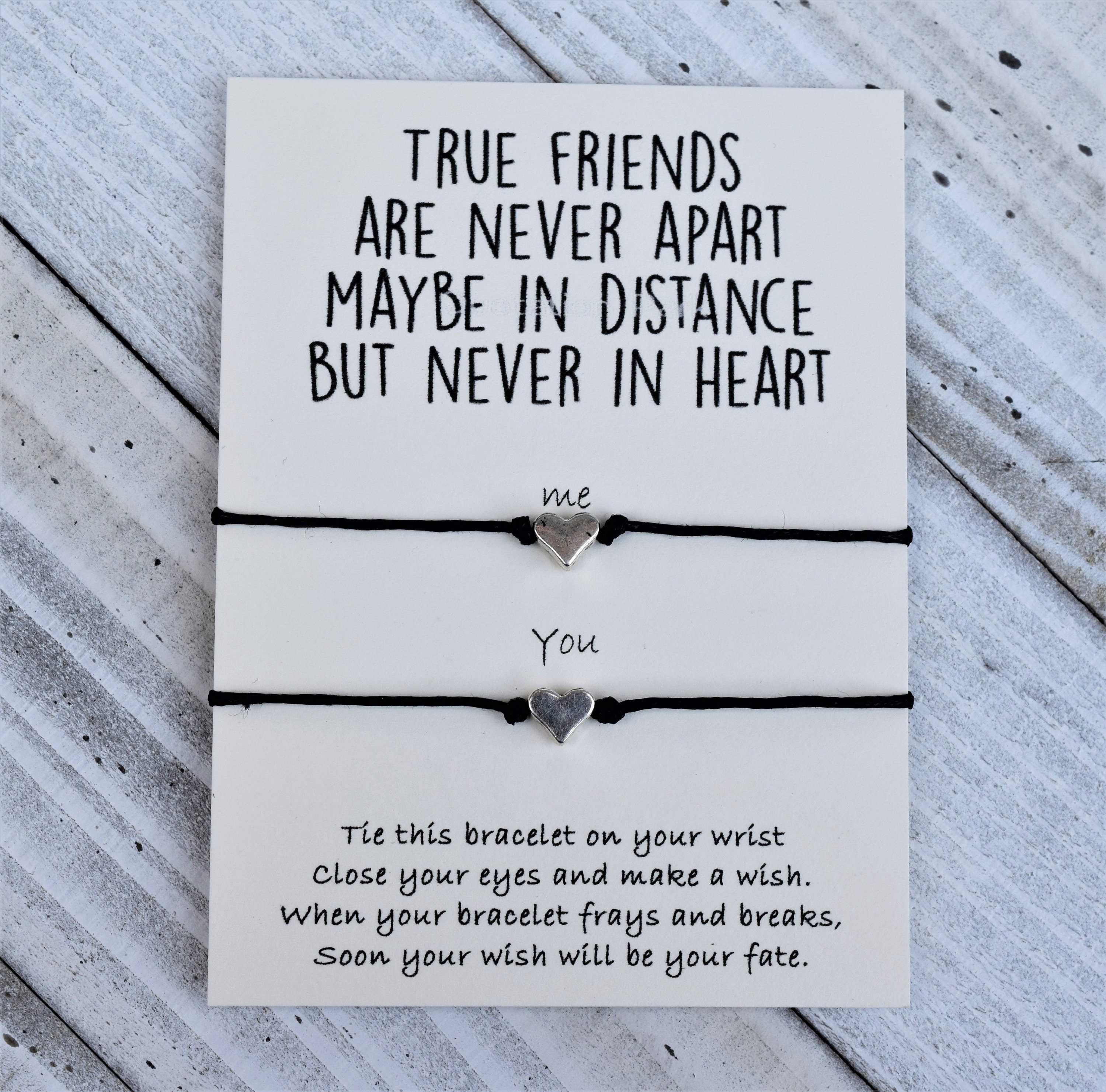 Friends Wish Bracelet couples best friends cord wish bracelet | Etsy
