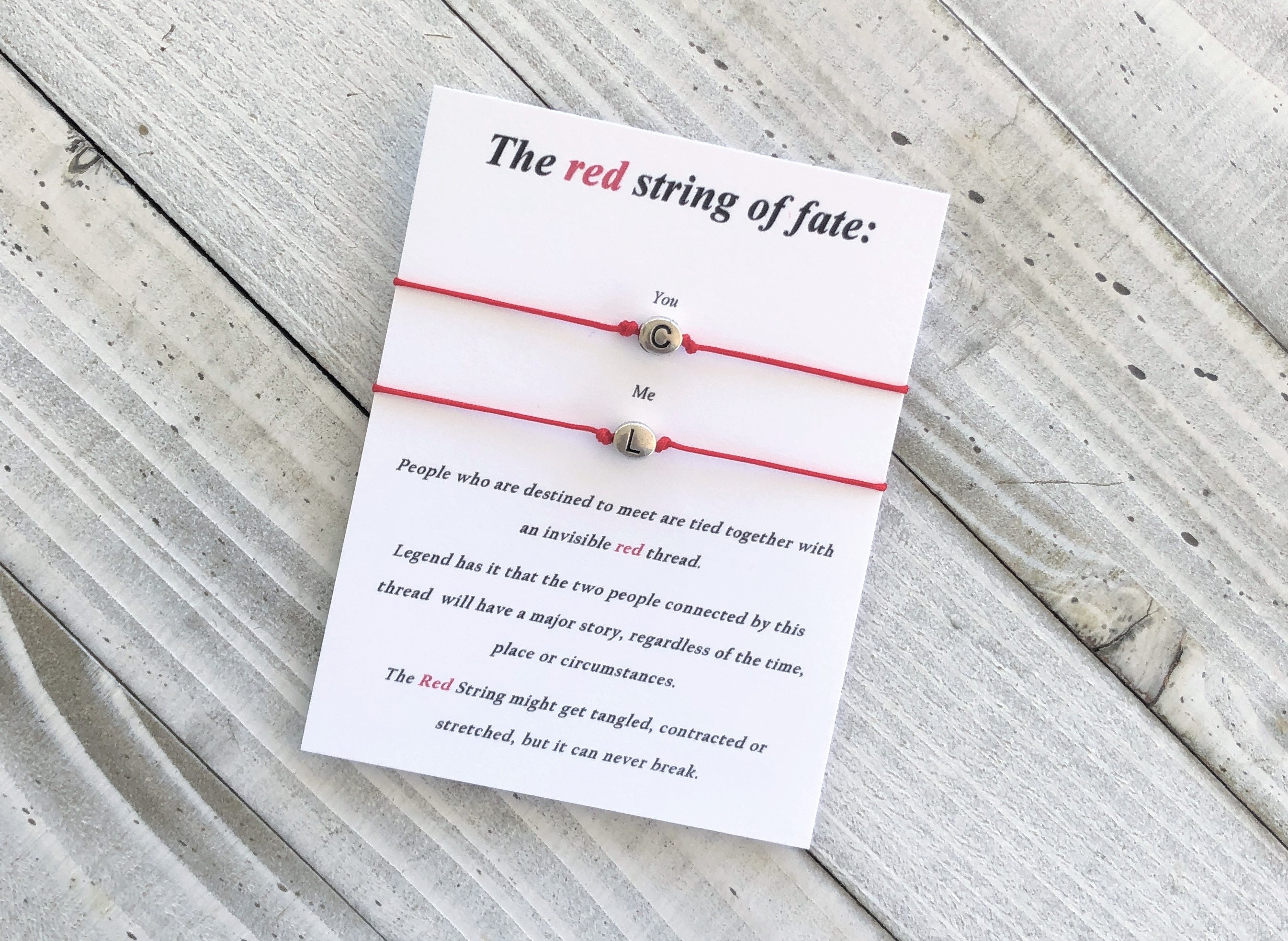 Red thread of store destiny ring