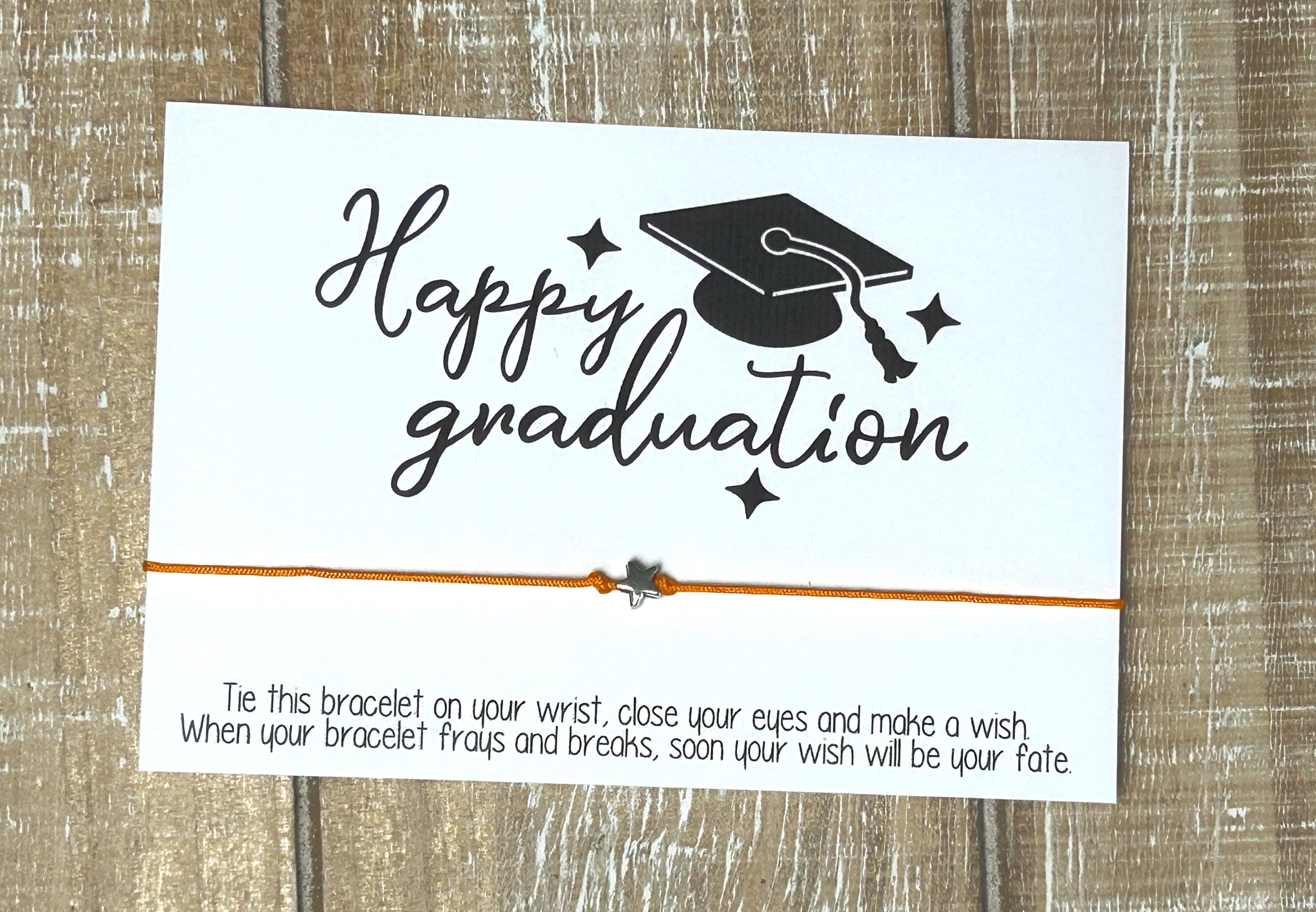 Graduation Wish Bracelet Class of 2025 Bracelet Seniors Wish Bracelet ...