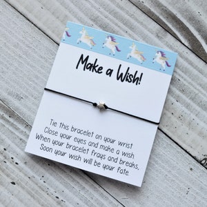 Einhorn Wunscharmband Einhorn Wunscharmband Wunscharmband schlicht Geschenk Wunscharmband