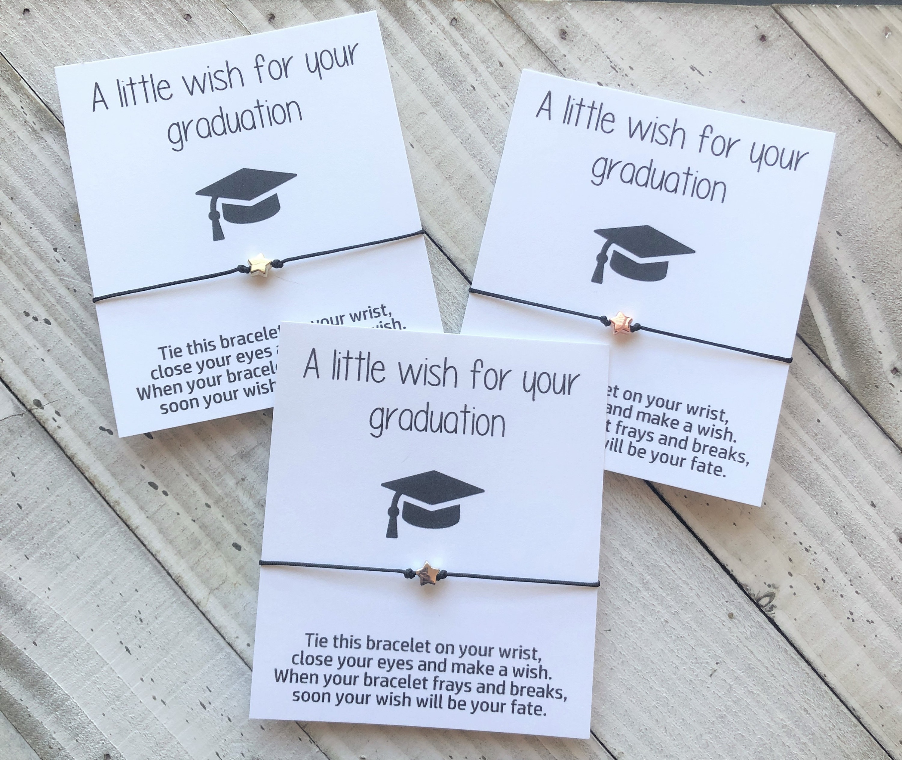 Graduation Wish Bracelet Class of 2025 Bracelet Senior Class Gift Wish ...