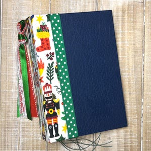 Christmas themed junk journal scrapbook photo journal memory keeper blank Christmas junk journal kit