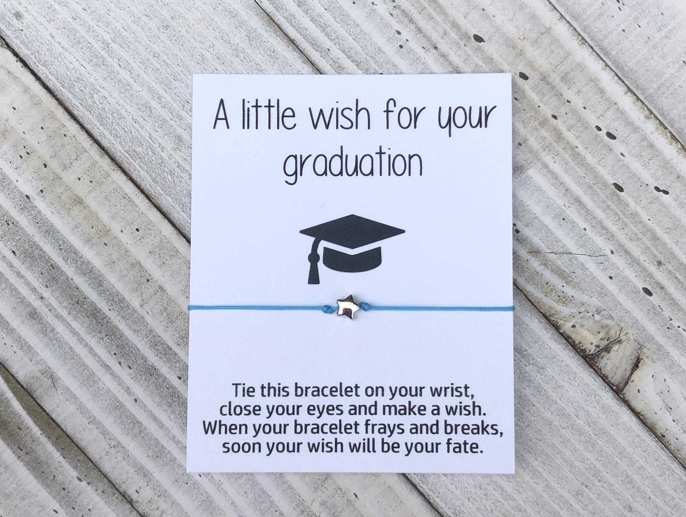 Graduation Wish Bracelet Class of 2025 Bracelet Senior Class Gift Wish ...