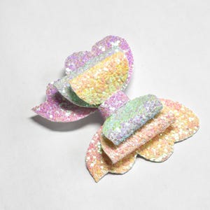 Rainbow Glitter Bella Bow – Akcesoria do włosów dla niemowląt, małych dzieci i dzieci