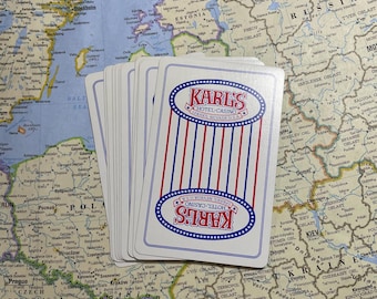 Vintage Karl's Hotel Casino Sparks Nevada reclamespeelkaarten - set van 10"