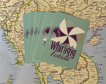 North Carolina Whirligig Fedtival Advertising Playing Cards- Set of 10